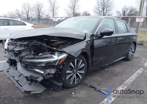 2024 Honda Civic Ex из США, поврежденный, VIN 2HGFE1F73RH320297